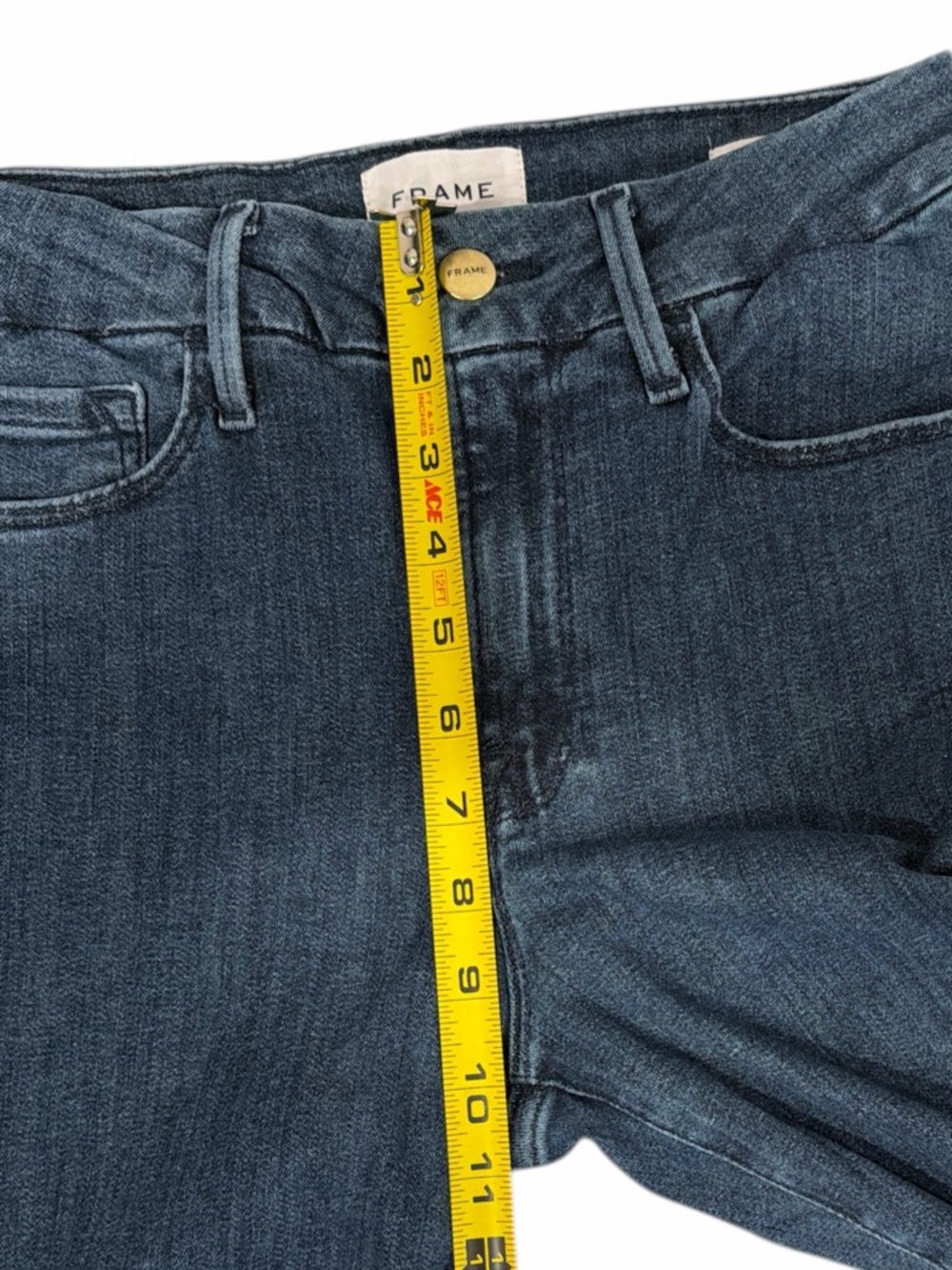 FRAME Le Crop Mini Boot Jeans | Kinley Wash | Cropped Bootcut | Size 27 - Picture 5 of 10